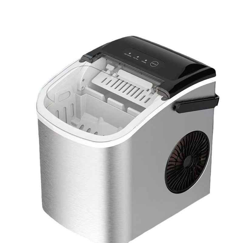 Dineluxco Portable Countertop Ice Maker Machine – 1.2L Self-Cleaning Electric Ice Maker, 95W, Push-Button, Ice Full Protection | Fast Ice for Home, Office & Party
