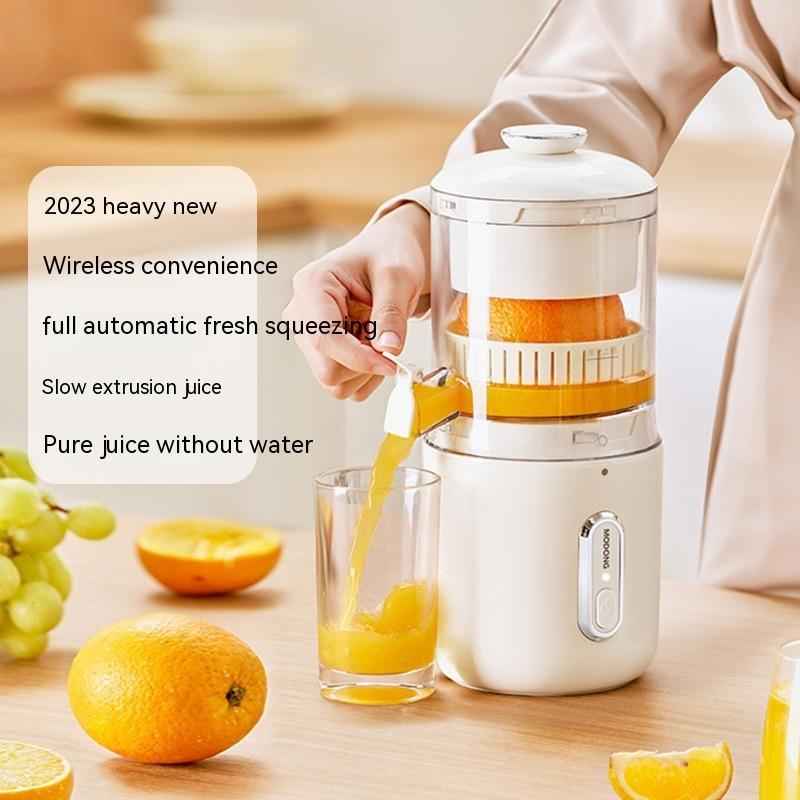 Dineluxco Electric Citrus Juicer β USB-C Rechargeable Wireless Orange & Lemon Squeezer with Auto Peel Sensing