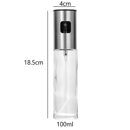 304 Stainless Steel Oil Spray Bottle – Leak-Proof Stainless Steel Olive Oil Spray Bottle