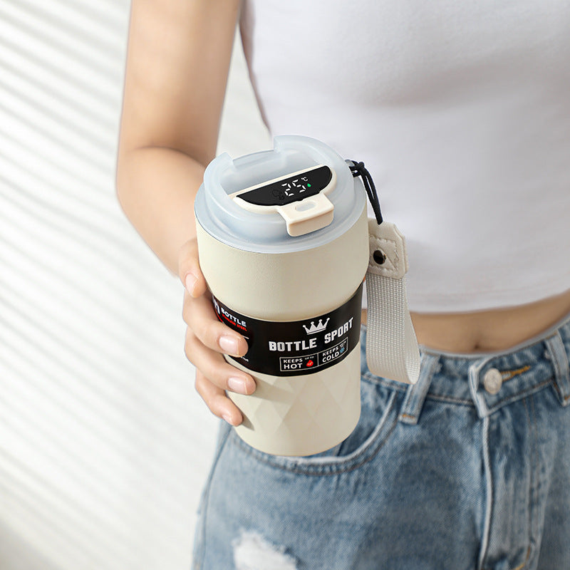 Smart Temperature Coffee Tumbler – 510ml Eco-Friendly Smart Temperature Display Coffee Tumbler