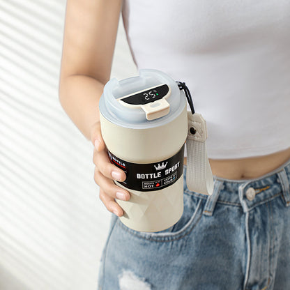 Smart Temperature Coffee Tumbler – 510ml Eco-Friendly Smart Temperature Display Coffee Tumbler