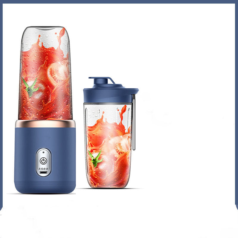6-Blade Portable Blender – Lightweight 400ml USB Mini Blender for Fruits and Vegetables