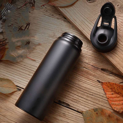 DineLuxco 700ML Sports Water Bottle – Rust-Free Stainless Steel | Leak-Proof | Anti-Corrosive | BPA-Free