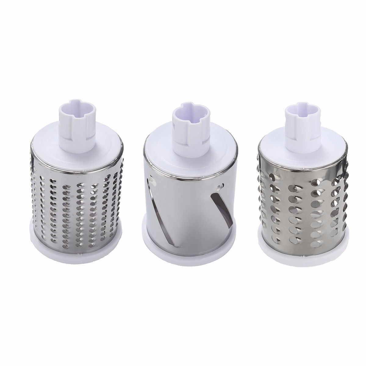 Rotary Cheese Grater and Drum Mandoline Slicer – Easy Clean 3 Interchangeable Blade Drum Slicer