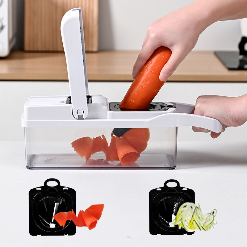 Pro Mandoline Vegetable Slicer and Chopper Set – Durable Stainless Steel Multifunctional Vegetable Chopper