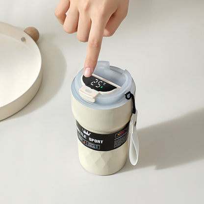 Smart Temperature Coffee Tumbler – Leak-Proof 510ml Vacuum Insulated Stainless Steel Travel Tumbler