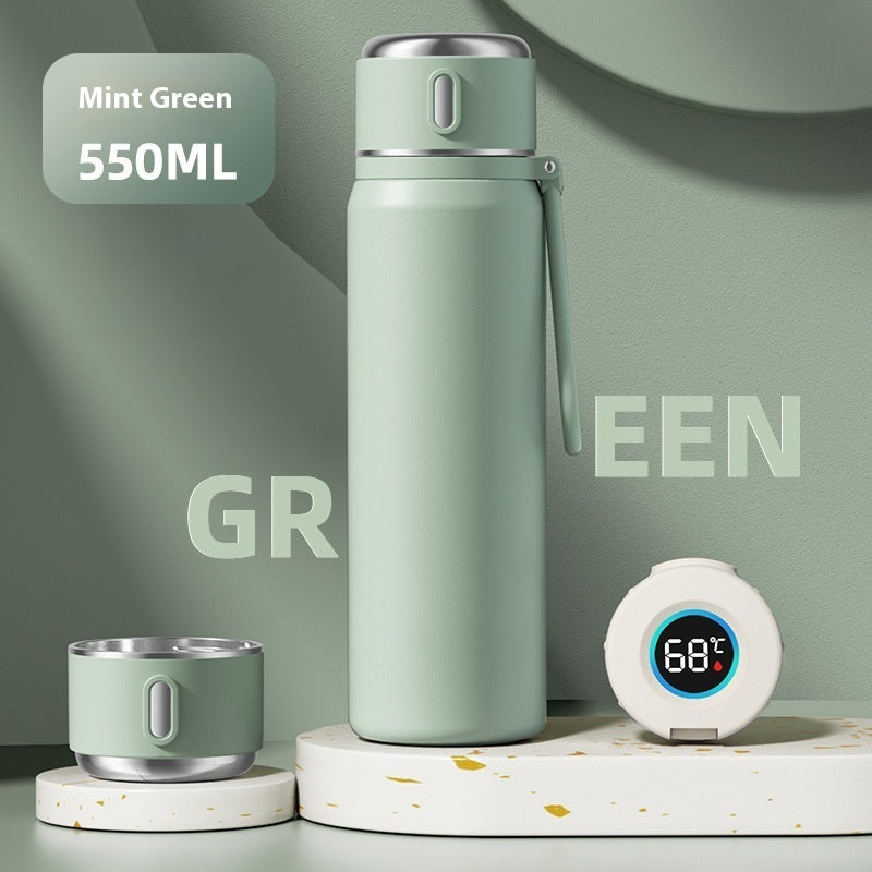 316 Stainless Steel Insulated Tea Tumbler – Safe 450ml 316 Stainless Steel Smart Temperature Tea Tumbler