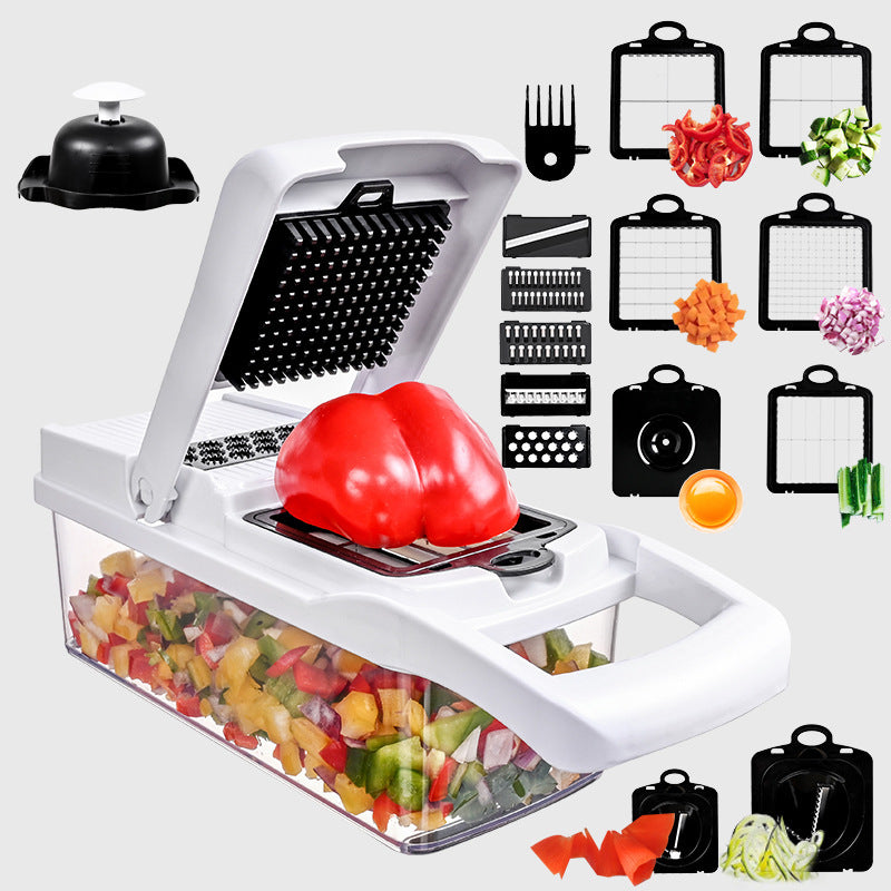 Pro Mandoline Vegetable Slicer and Chopper Set – Multifunctional Stainless Steel Onion Dicer and Grater