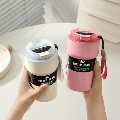 Smart Temperature Coffee Tumbler – 510ml Vacuum Insulated Stainless Steel Eco-Friendly Travel Cup