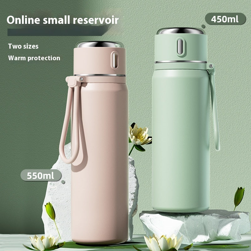 316 Stainless Steel Insulated Tea Tumbler – Portable 450ml 316 Stainless Steel Smart Temp Tea Cup