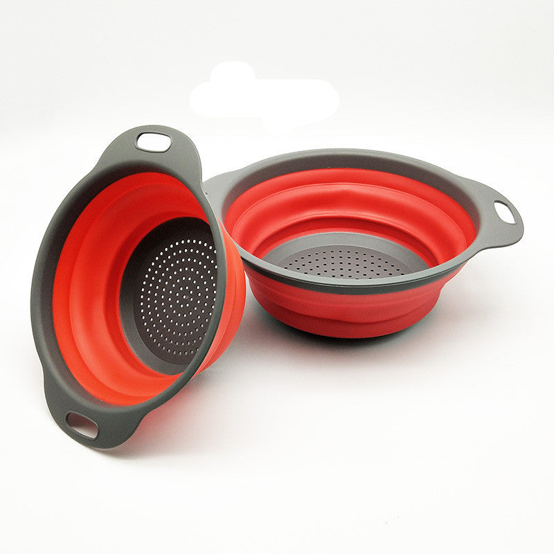 Foldable Silicone Colander – Versatile Silicone Drain Basket for Pasta and Vegetables