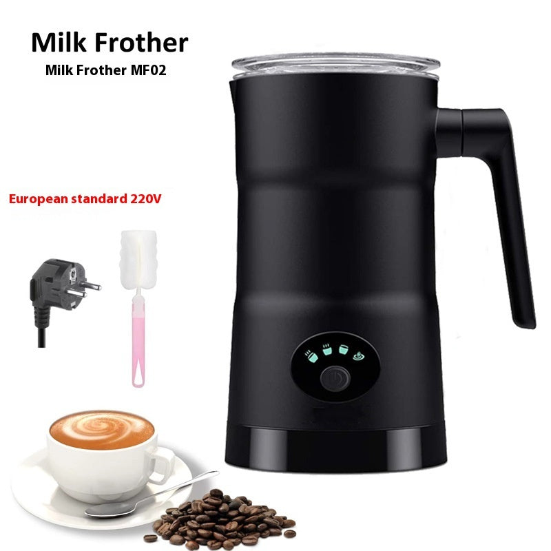 Automatic Electric Milk Frother – Multi-Function 580ml Stainless Steel Milk Foam Maker