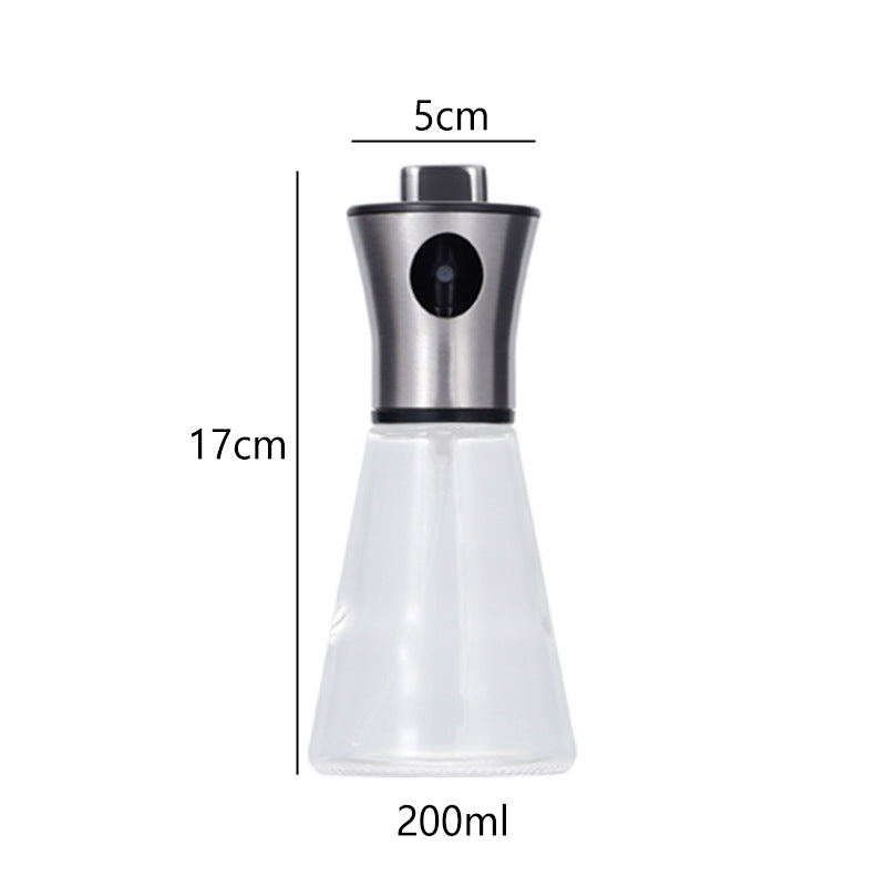 304 Stainless Steel Oil Spray Bottle – Durable 200ml Oil Mister for Healthy Cooking