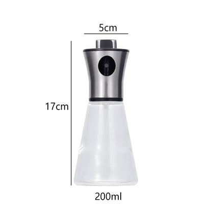 304 Stainless Steel Oil Spray Bottle – Durable 200ml Oil Mister for Healthy Cooking