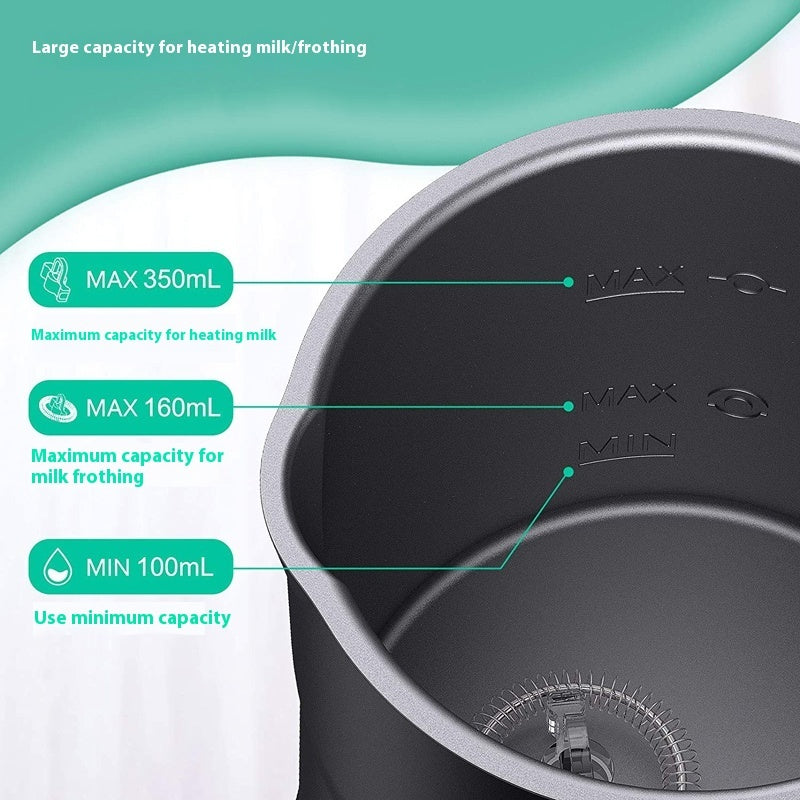 Automatic Electric Milk Frother – Stainless Steel 580ml Automatic Foam Maker for Cappuccino