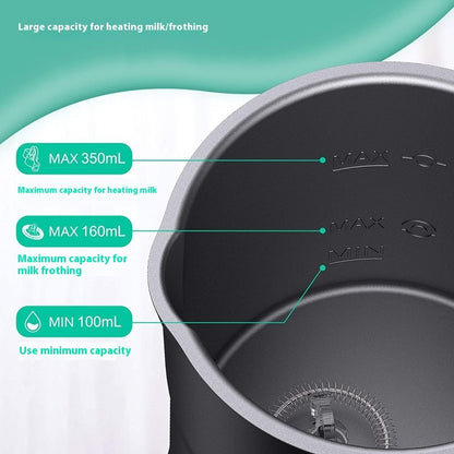 Automatic Electric Milk Frother – Stainless Steel 580ml Automatic Foam Maker for Cappuccino