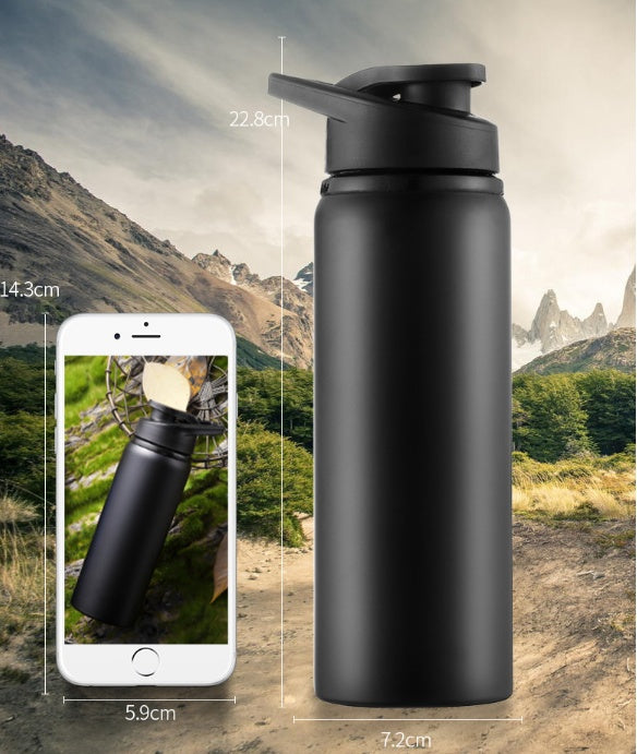 700ml Stainless Steel Sports Water Bottle – Lightweight 700ml Stainless Steel Sports Water Bottle