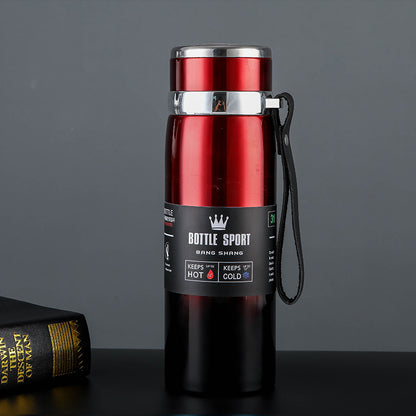 316 Stainless Steel Bullet Sling Water Bottle – 1000ml Rust-Proof Vacuum Insulated Travel Water Bottle
