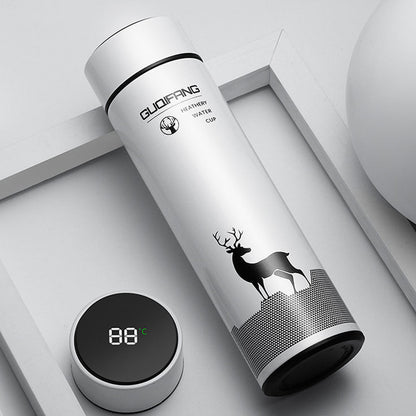 Intelligent Temperature Display Insulation Cup – Leak-Proof 304 Stainless Steel Large Capacity Thermos