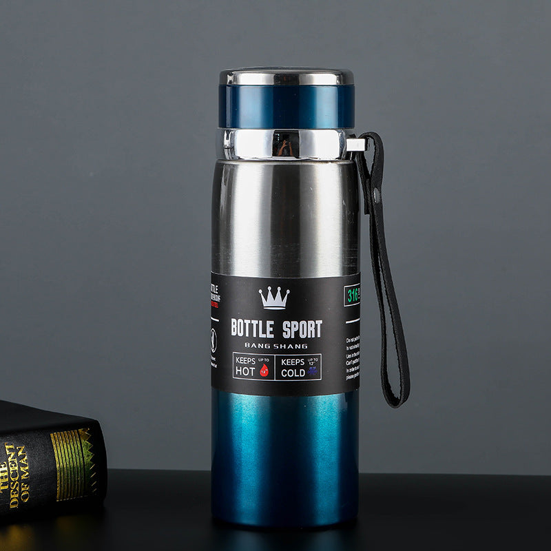 316 Stainless Steel Bullet Sling Water Bottle – Eco-Friendly 1000ml 316 Stainless Steel Sports Bottle