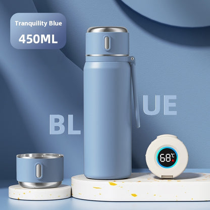 316 Stainless Steel Insulated Tea Tumbler – Versatile 550ml Macaron Color Smart Temp Tea Cup