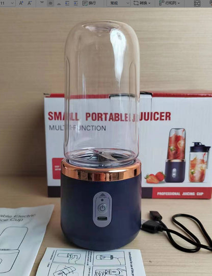 6-Blade Portable Blender – High Performance 6-Blade 400ml Rechargeable Blender Cup