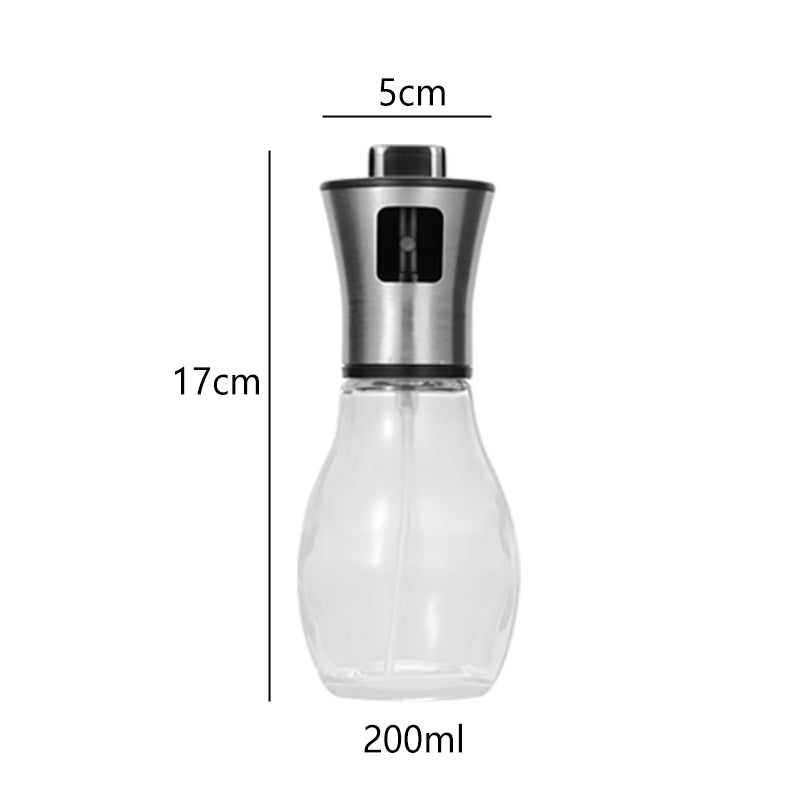 304 Stainless Steel Oil Spray Bottle – Fine Mist BPA-Free Stainless Steel Oil Sprayer for BBQ
