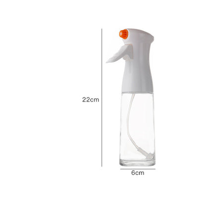 Glass Oil Spray Bottle – BPA-Free 220ml Glass Press Spray Oil Dispenser