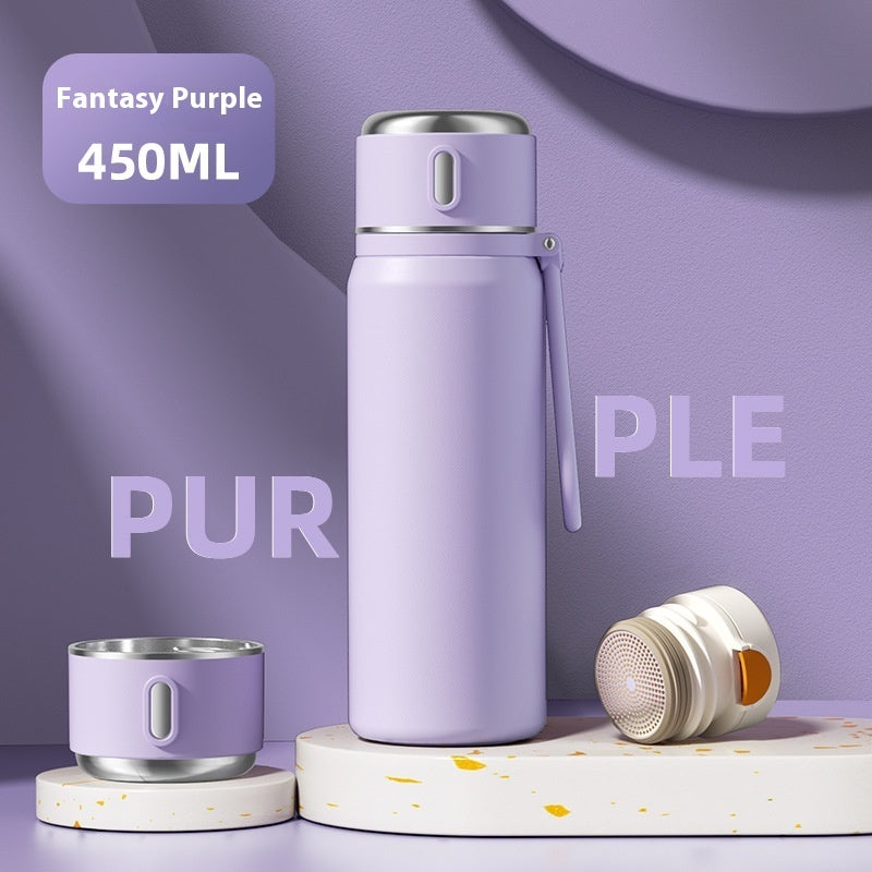 316 Stainless Steel Insulated Tea Tumbler – Eco-Friendly 550ml Smart Temp Macaron Color Tea Tumbler