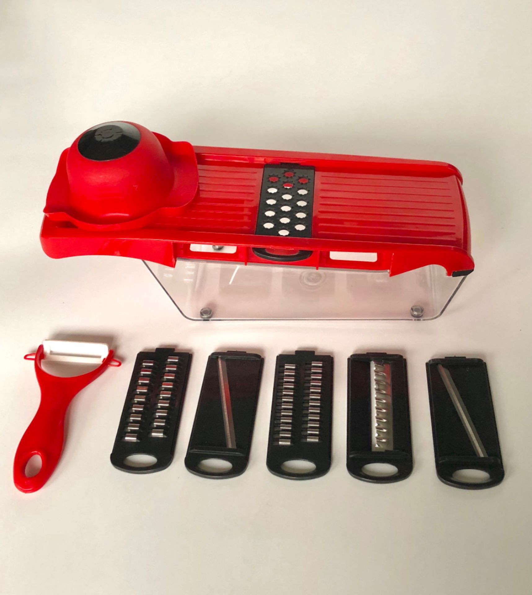 Pro 6-in-1 Vegetable Chopper – Best Kitchen Gadget 6-Blade Vegetable Dicer with Hand Guard