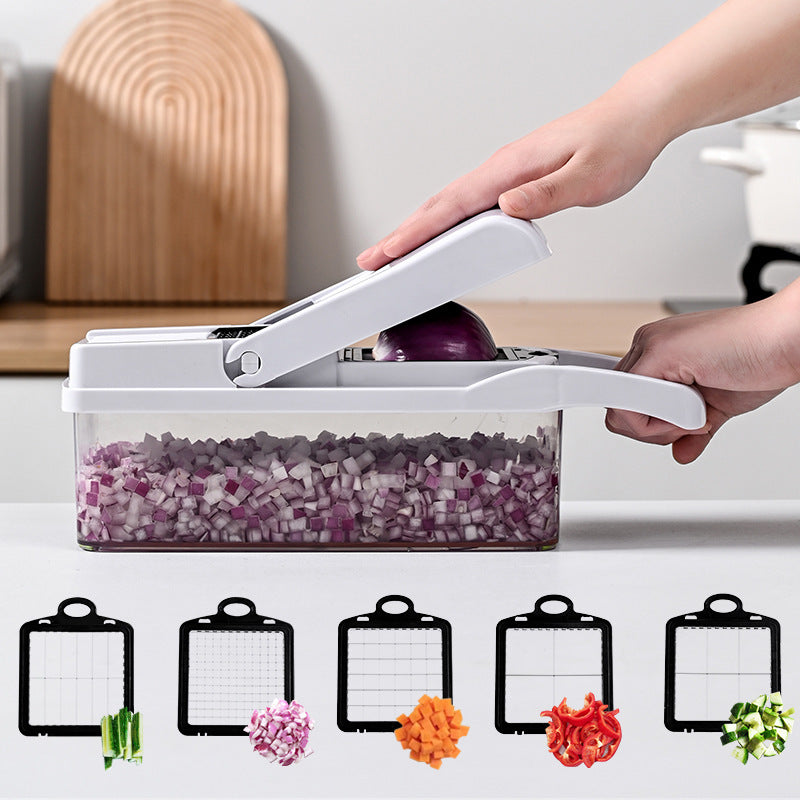 Pro Mandoline Vegetable Slicer and Chopper Set – Complete Kitchen Slicer Set with Stainless Steel Blades