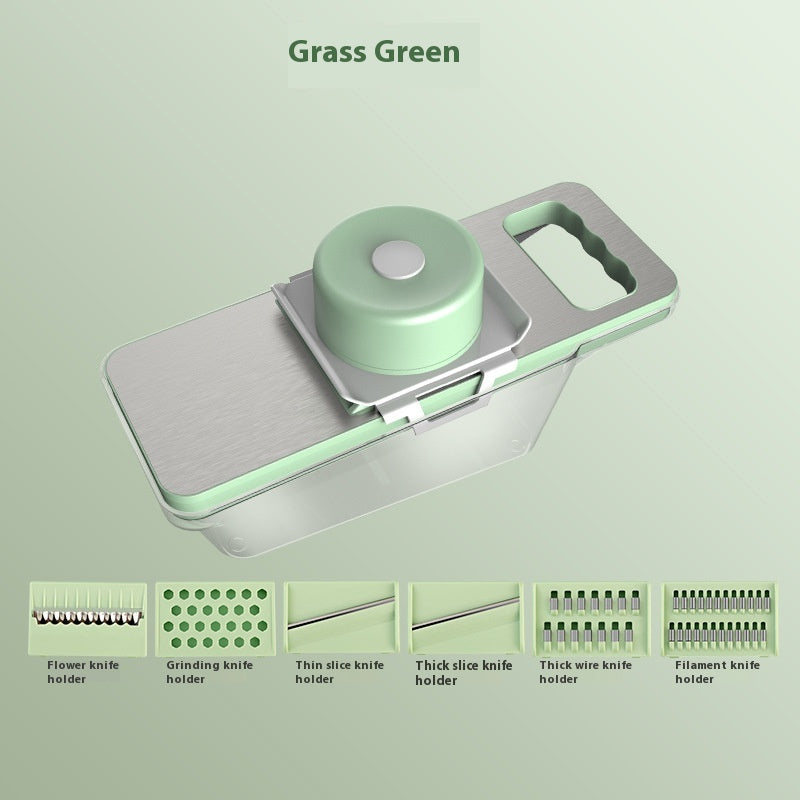 Stainless Steel Vegetable Slicer and Chopper – Sharp Blade Stainless Steel Vegetable Slicer and Dicer
