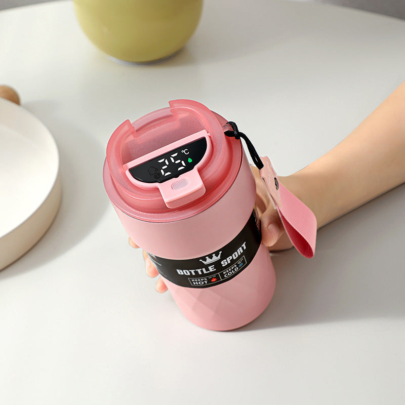 Smart Temperature Coffee Tumbler – Eco-Friendly 510ml Stainless Steel Smart Temperature Travel Cup
