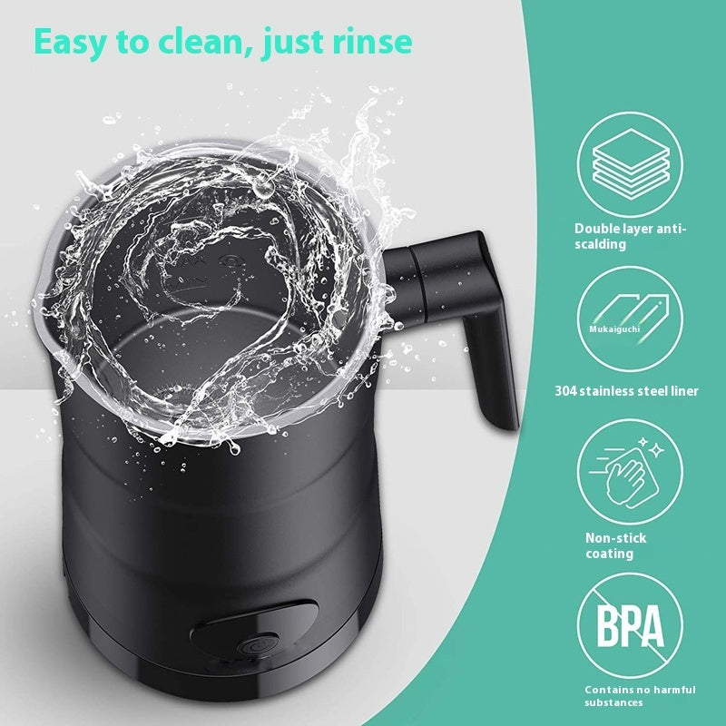 Automatic Electric Milk Frother – 580ml Hot and Cold Milk Frother for Coffee and Hot Chocolate