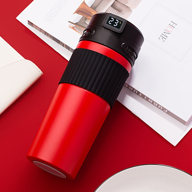 Intelligent Temperature Display Coffee Cup – 480ml Modern Design Smart Temperature Display Coffee Mug