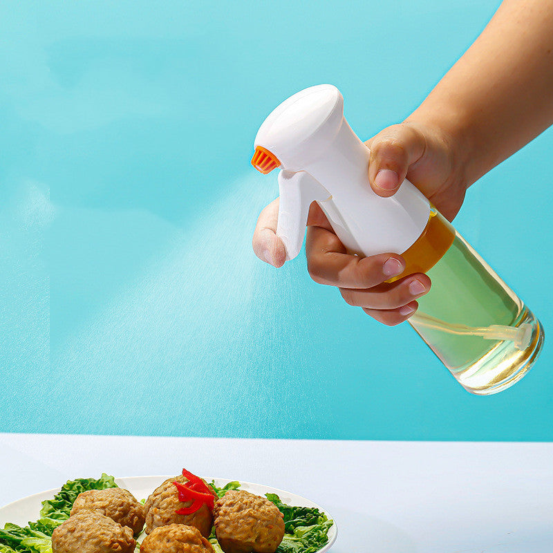 Glass Oil Spray Bottle – 220ml Borosilicate Glass Olive Oil Sprayer for Baking and Grilling